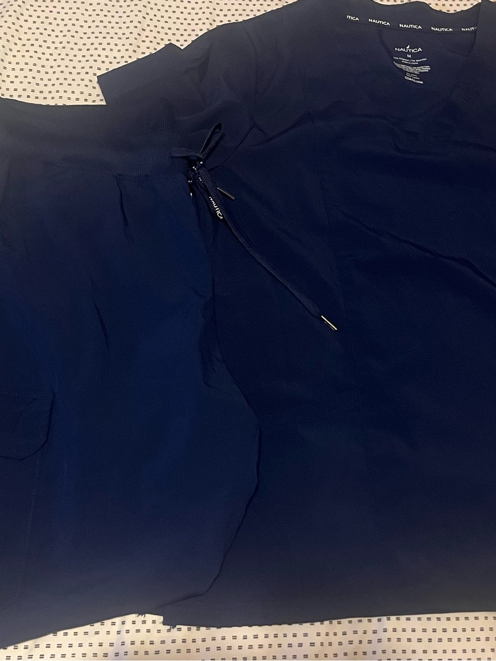 Nautica Navy Blue Medical Scrubs
